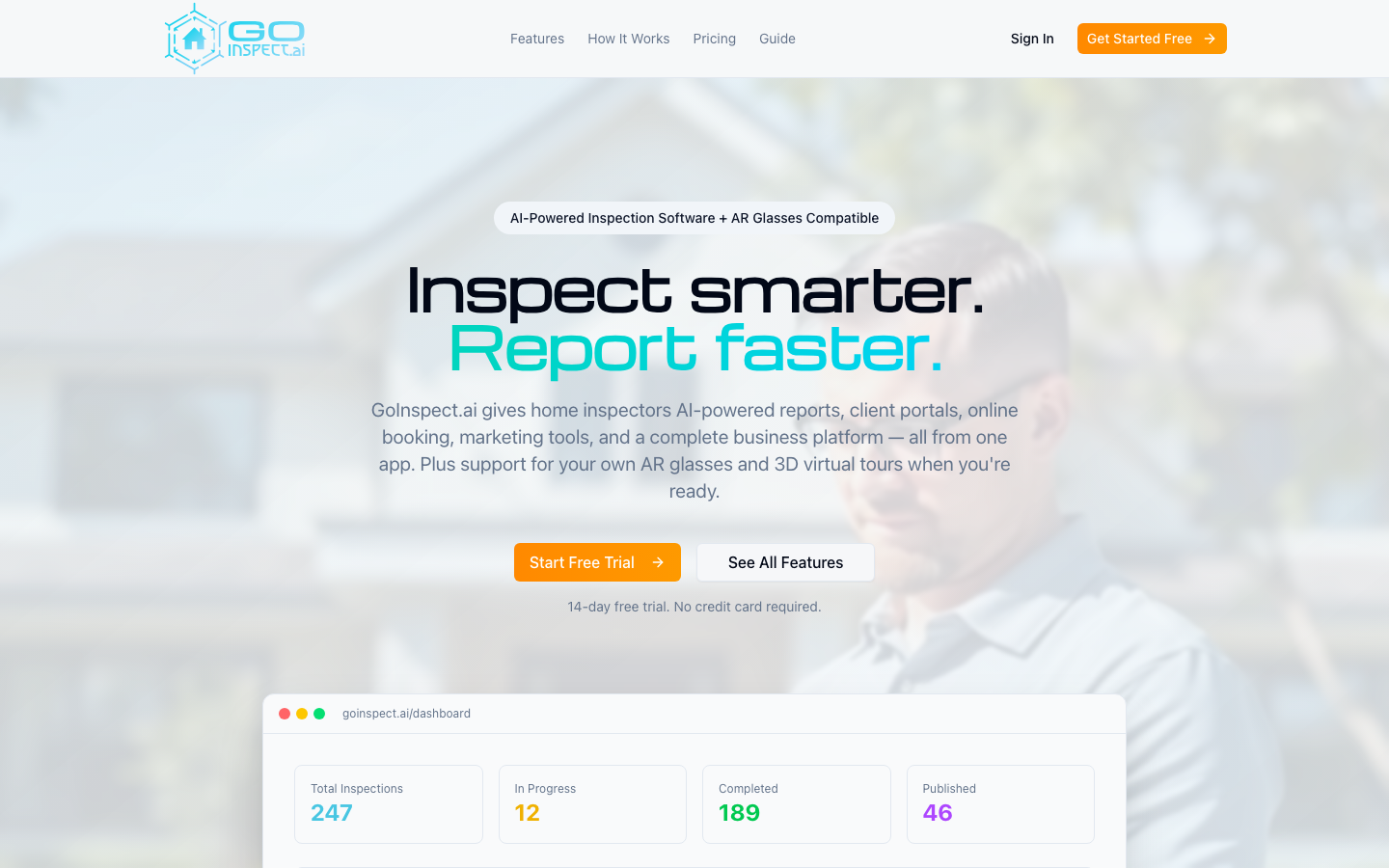 GoInspect.ai, an AI product designed and built by Cloud Mountain Graphics