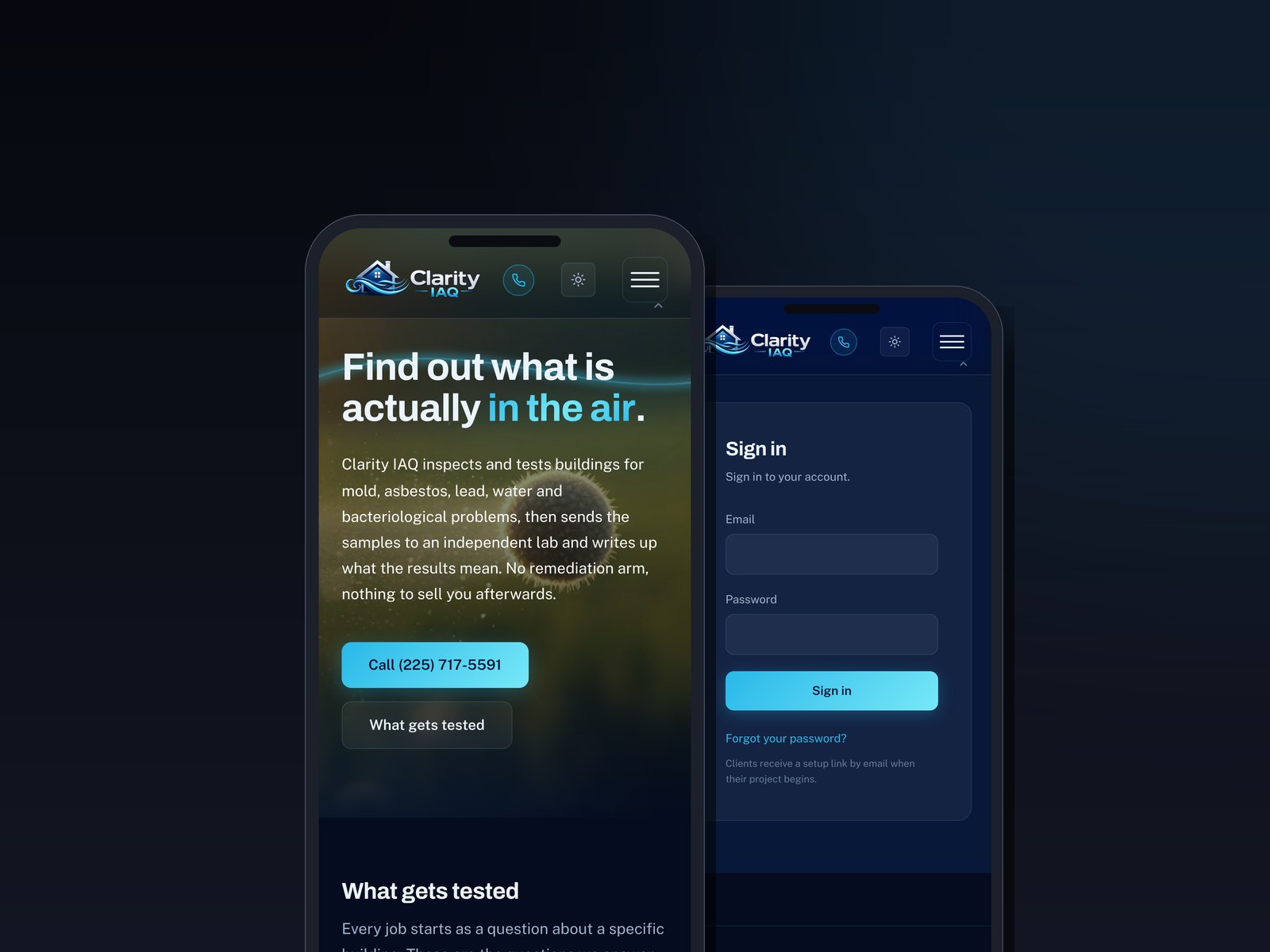 Clarity IAQ — build capture