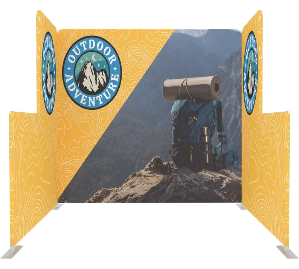 EZ Tube straight tension fabric display wall