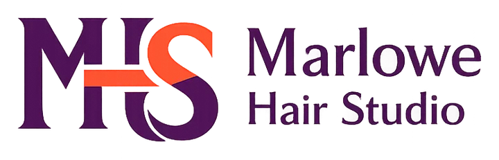 Monogram logo for Marlowe Hair Studio