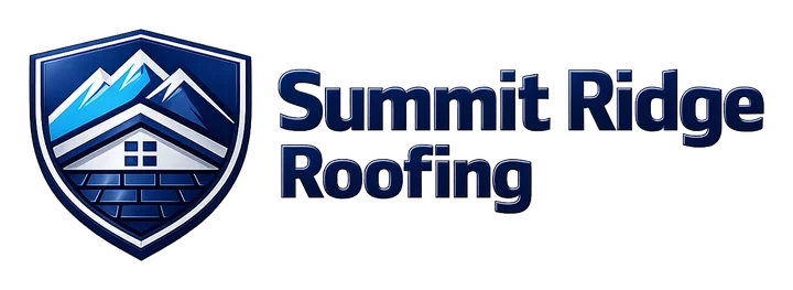 Dimensional badge logo for Summit Ridge Roofing