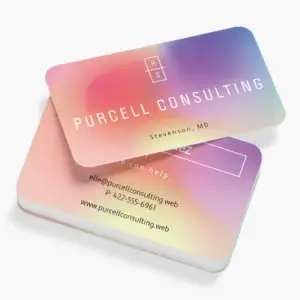 rounded business cards